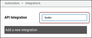 Qualys WAS Connector - Search for Qualys